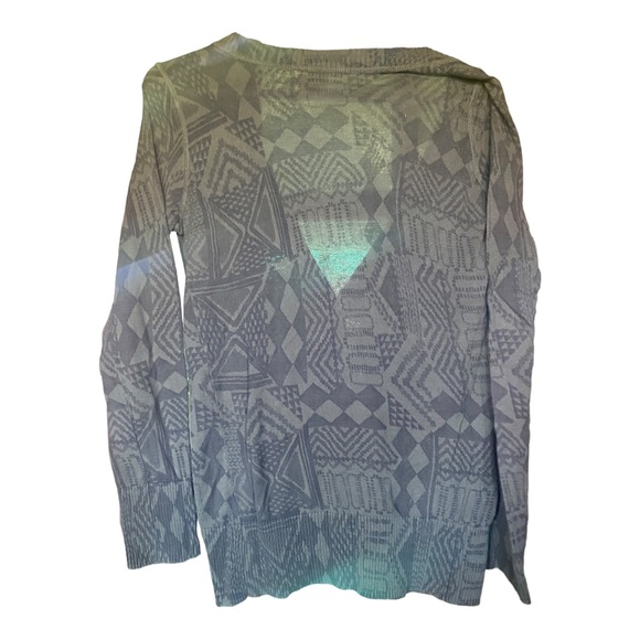 Olive green patterned cardigan - Picture 4 of 5